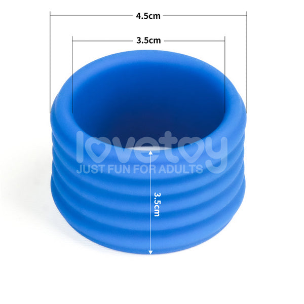 Pinnacle Pro Deep Rib Grip Blue  Ring  Rings