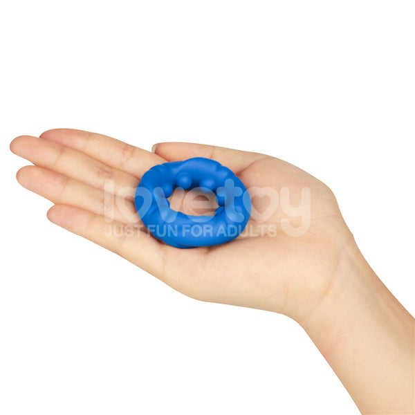 Pinnacle Pro Ridge Bump Stretcher Blue  Ring  Rings