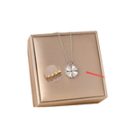 Necklaces & Pendants Veile Studios Luxury Four Leaf Clover Pendant Necklace Stainless Steel Heart Jewelry For Women Gift
