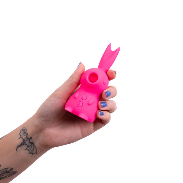Maia Hunni Pink Usb Rechargeable Sucking Licking & Vibrating Stimulator Clitoral s