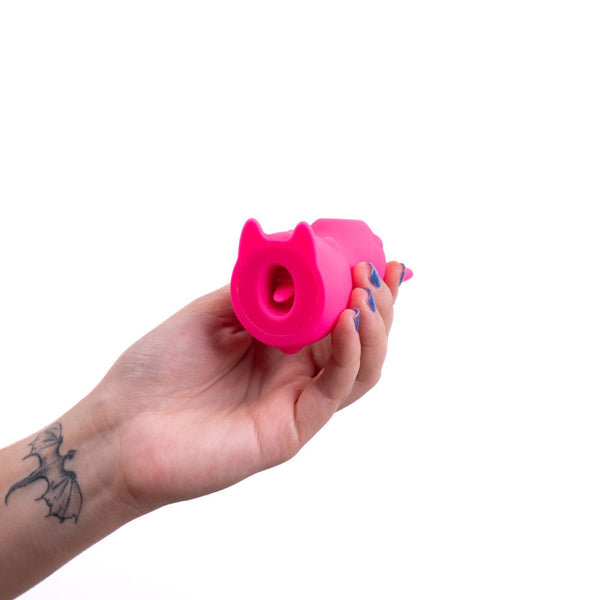 Maia Hunni Pink Usb Rechargeable Sucking Licking & Vibrating Stimulator Clitoral s