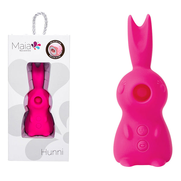 Maia Hunni Pink Usb Rechargeable Sucking Licking & Vibrating Stimulator Clitoral s