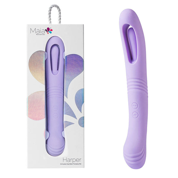 Maia Harper Purple 24.1 Cm Usb Rechargeable  Wireless s