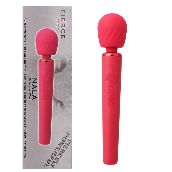 Maia Nala Red 30 Cm Usb Rechargeable Massage Wand Massagers & Wands