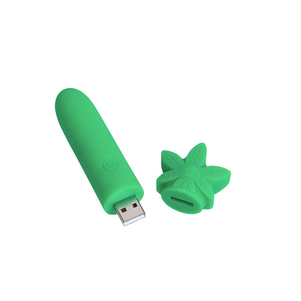 Maia Stoni 420 Green 11.1 Cm Usb Rechargeable Bullet Bullets