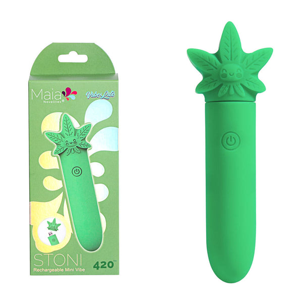 Maia Stoni 420 Green 11.1 Cm Usb Rechargeable Bullet Bullets