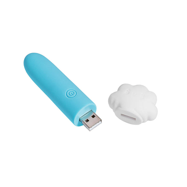 Maia Stormee Blue 11.1 Cm Usb Rechargeable Bullet Bullets