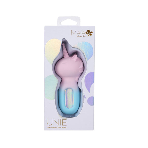 Maia Unie Pink/Blue Usb Rechargeable Unicorn Wand Massagers & Wands