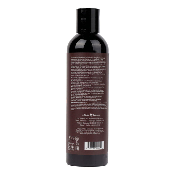 Hemp Seed Massage & Body Oil Dreamsicle (Tangerine Plum) Scented 237 Ml Bottle Lubricants