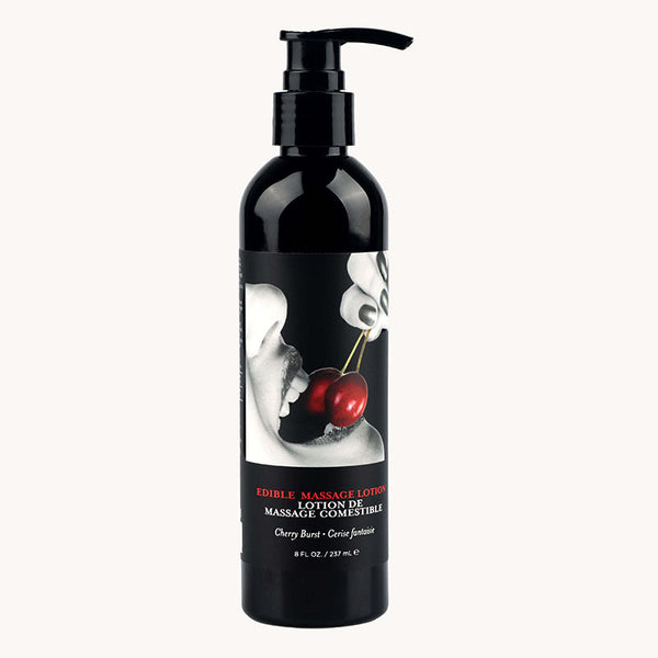 Edible Massage Lotion Cherry Flavoured 237 Ml Lubricants
