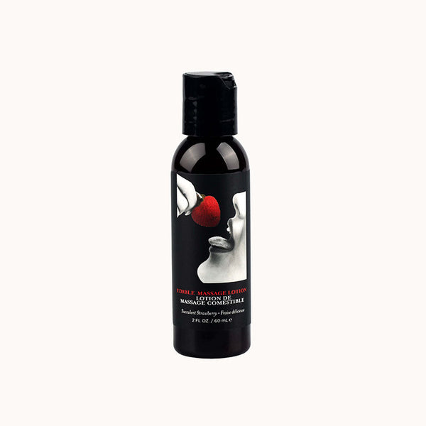 Eb Edible Massage Lotion Strawberry Flavoured 60 Ml Lubricants