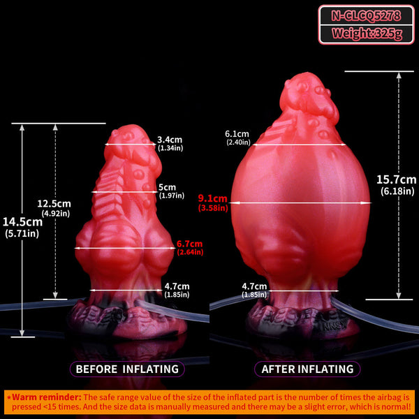 Daquan Inflatable Squirting Dildo Realistic Dildos