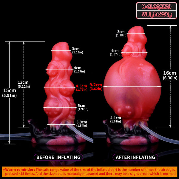Gala Inflatable Squirting Dildo Realistic Dildos