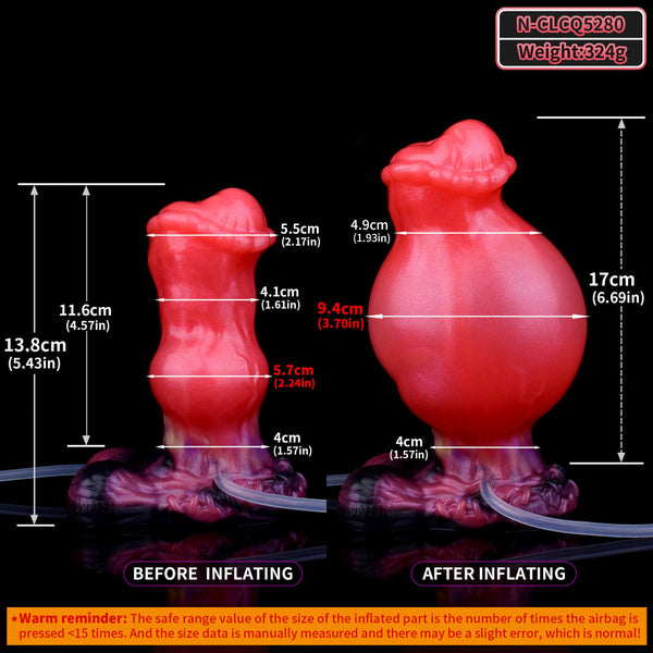 Colston Inflatable Squirting Dildo Realistic Dildos