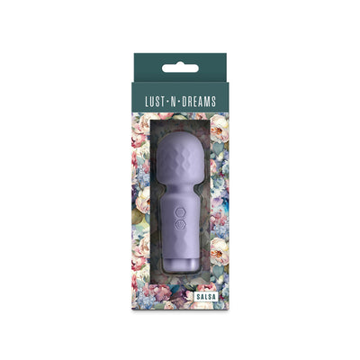 Lust N Dreams Salsa Lavender 11.5 Cm Usb Rechargeable Mini Massage Wand Massagers & Wands