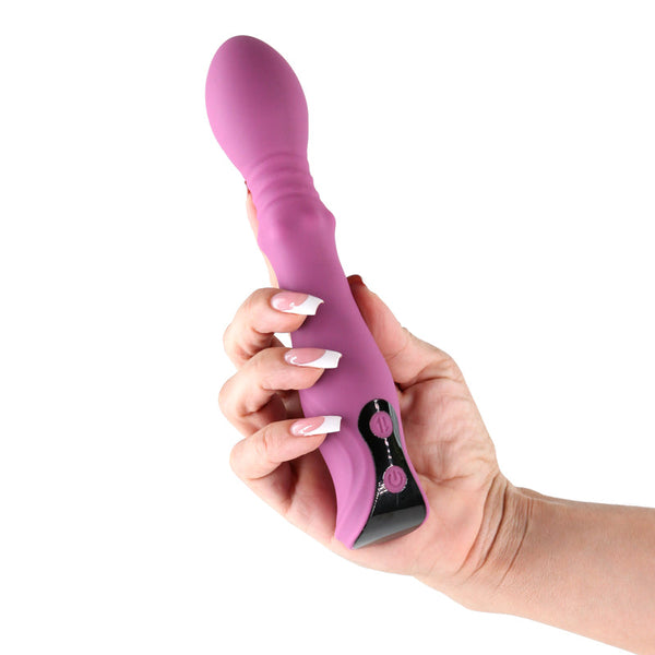 Lust N Dreams Cadence Blush Purple 18.2 Cm Usb Rechargeable Thrusting & Sliding  Wireless s
