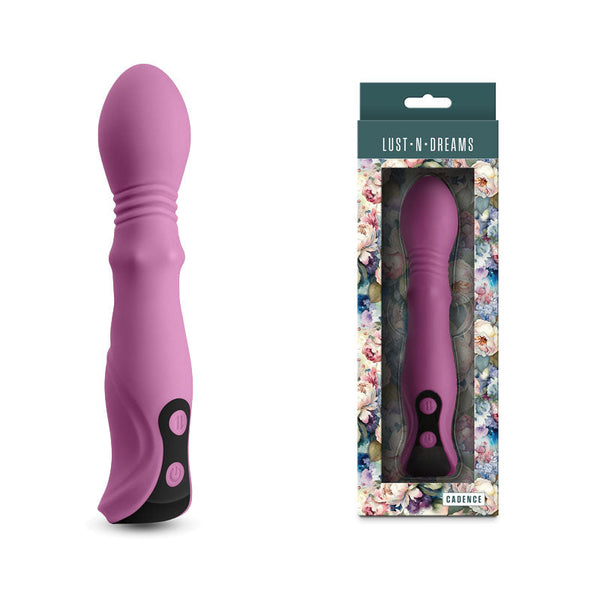 Lust N Dreams Cadence Blush Purple 18.2 Cm Usb Rechargeable Thrusting & Sliding  Wireless s