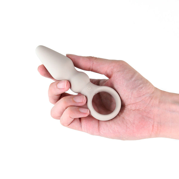 Lust N Dreams Bossa Fog White 12.5 Cm Usb Rechargeable Vibrating Butt Plug Vibrating Butt Plugs
