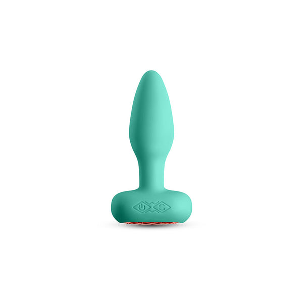 Techno Prism Teal 10.9 Cm Usb Rechargeable Butt Plug With App Control Vibrating Butt Plugs