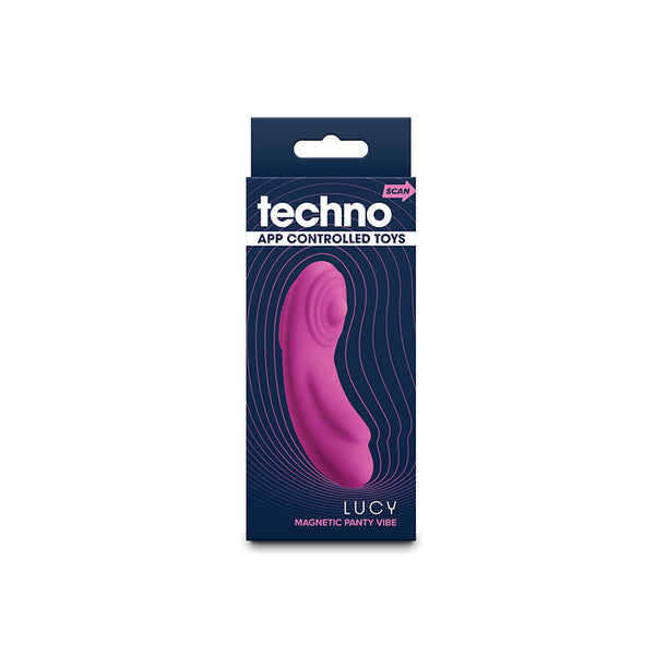 Techno Lucy Magenta Usb Rechargeable Panty  With App Control Vibrating Panties