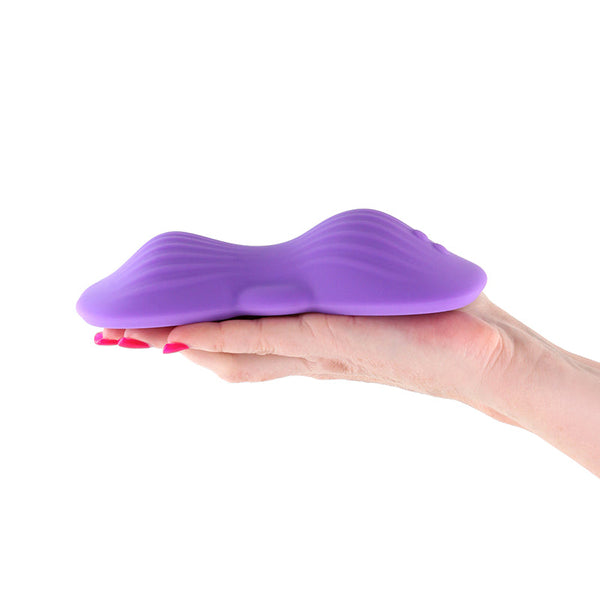 Techno Trap Purple Usb Rechargeable Vibrating Grind Pad With App Control Sex Grinders