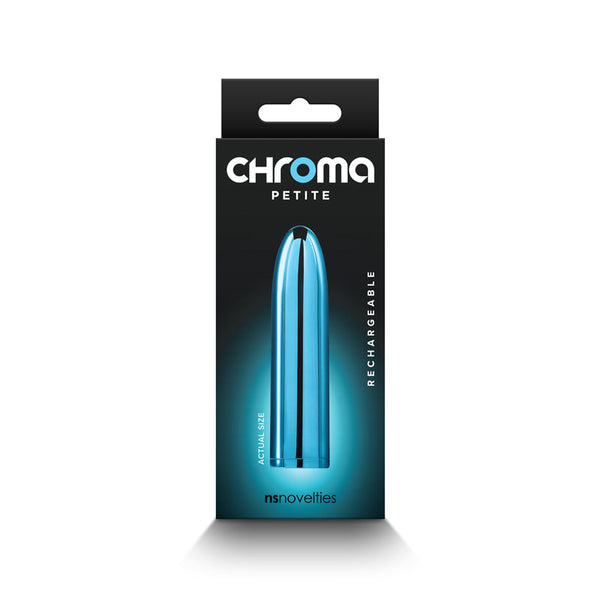 Chroma Petite Bullet Teal Metallic 8.7 Cm Usb Rechargeable Bullets