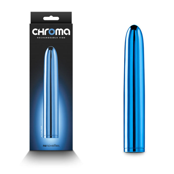 Chroma Blue Metallic 17 Cm Usb Rechargeable  Wireless s
