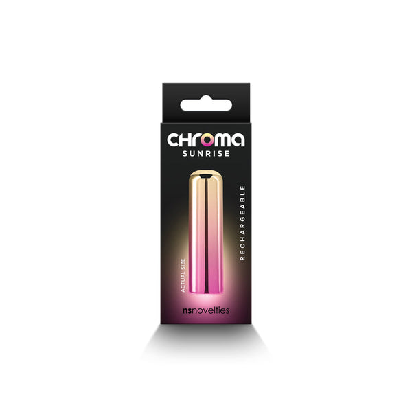 Chroma Sunrise Small Metallic Pink/Gold 6.8 Cm Usb Rechargeable Bullet Bullets