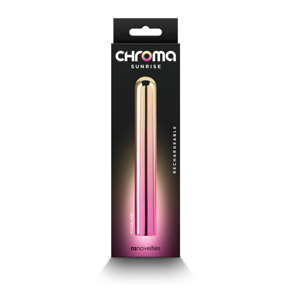 Chroma Sunrise Large Metallic Pink/Gold 13.8 Cm Usb Rechargeable  Wireless s
