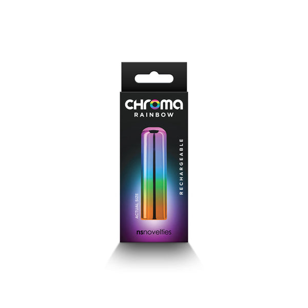 Chroma Rainbow Small Metallic 6.8 Cm Usb Rechargeable Bullet Bullets