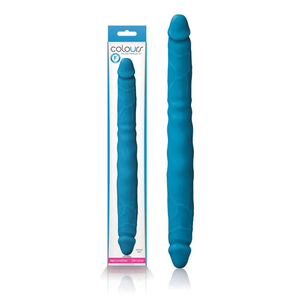 Colours Double Pleasures Blue 30.5 Cm Dong Realistic Dildos