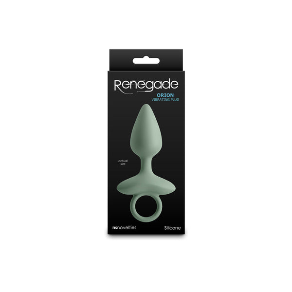 Renegade Orion Sage Green 13 Cm Usb Rechargeable Vibrating Butt Plug Vibrating Butt Plugs