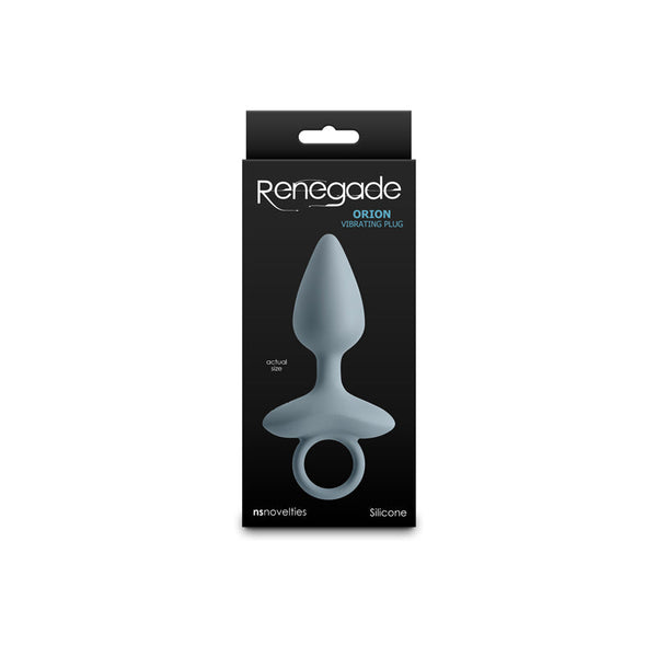 Renegade Orion Grey 13 Cm Usb Rechargeable Vibrating Butt Plug Vibrating Butt Plugs