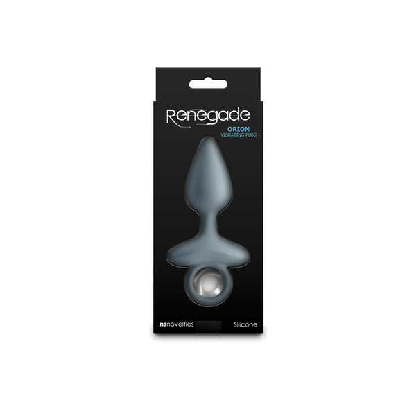 Renegade Orion Grey 13 Cm Usb Rechargeable Vibrating Butt Plug Vibrating Butt Plugs
