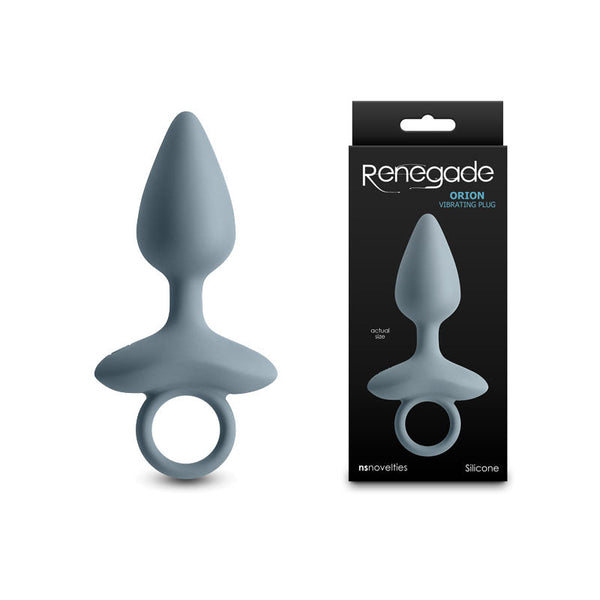 Renegade Orion Grey 13 Cm Usb Rechargeable Vibrating Butt Plug Vibrating Butt Plugs