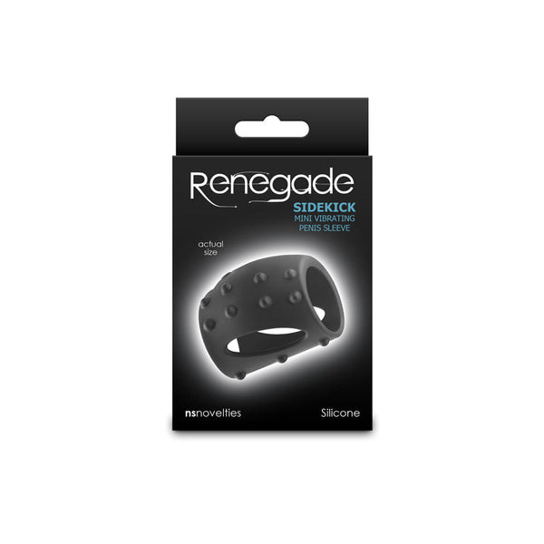 Renegade Sidekick Black Usb Rechargeable Vibrating  Cage  & Ball Toys