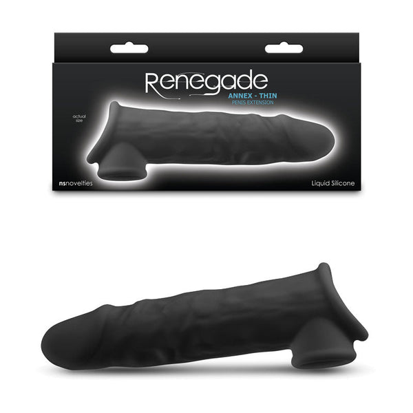 Renegade Annex Thin Black 19.4 Cm  Extender Sleeve  Extenders & Enlargers