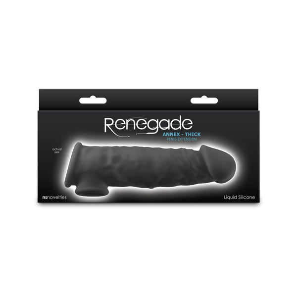 Renegade Annex Thick Black 18.6 Cm  Extender Sleeve  Extenders & Enlargers