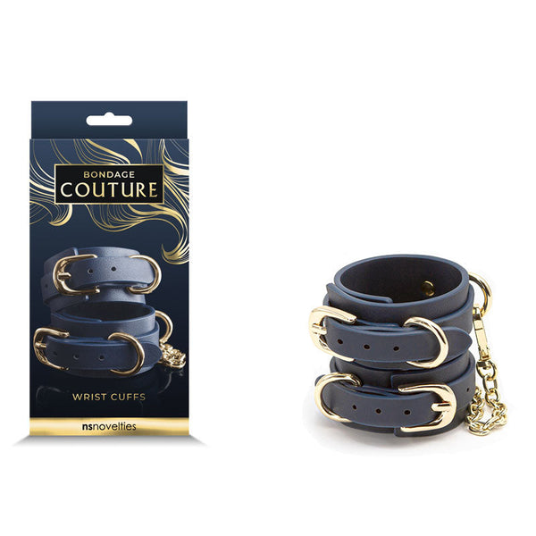 Couture Wrist Cuffs Blue Restraints Cuffs & Shackles
