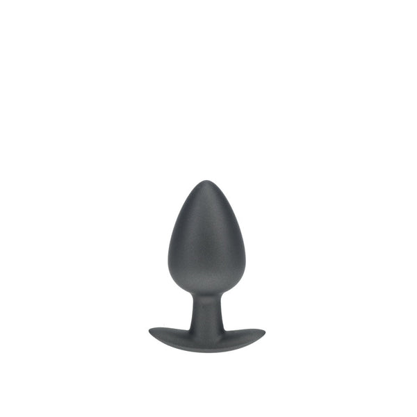 Ouch! Anal Plug Large Gun Metal Grey 8.9 Cm Butt Non Vibrating Butt Plugs