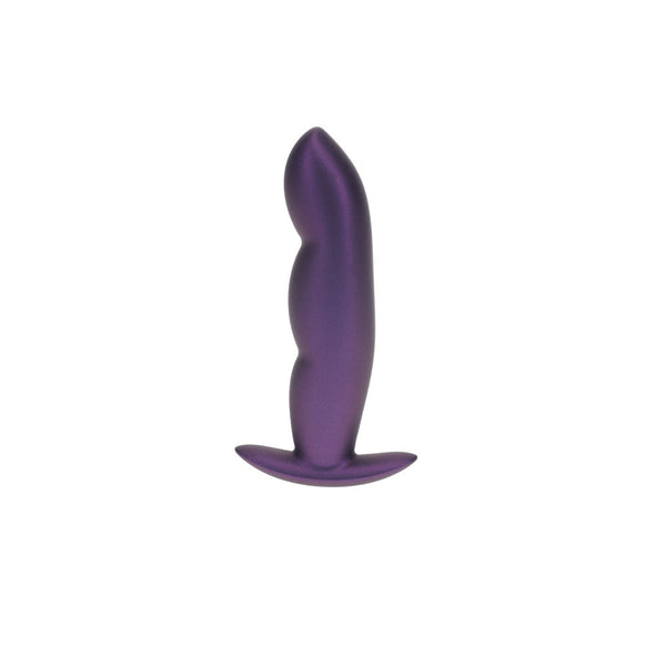 Ouch! Finger Anal Plug Metallic Purple 11.7 Cm Butt Non Vibrating Butt Plugs