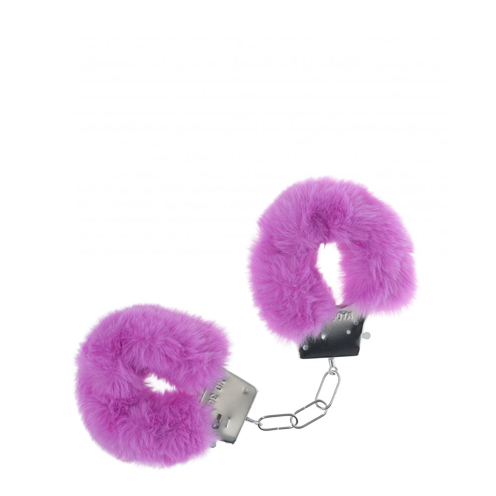 Ouch! Classic Fluffy Cuffs Purple Restraints Restraint Kits & Sets