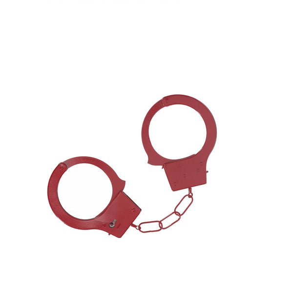 Ouch! Classic Metal Cuffs Red Restraints Restraint Kits & Sets