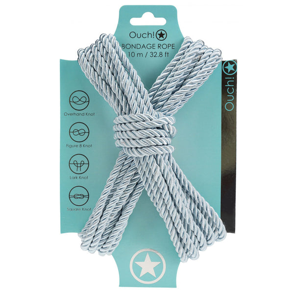 Ouch!  Rope 10 M Powder Blue Nylon Metre Length Restraint Kits & Sets