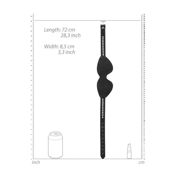 Ouch! Diamond Studded Eye Mask Black Restraint Kits & Sets