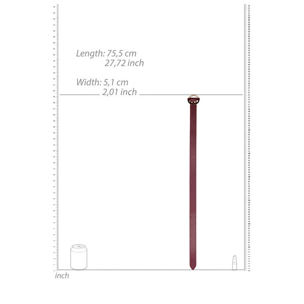 Ouch! Halo Thigh Cuffs Burgundy Leg Restraints Restraint Kits & Sets