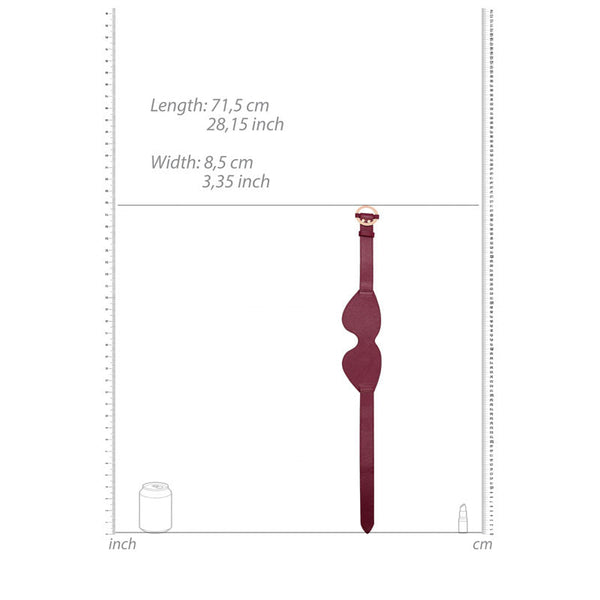 Ouch! Halo Eyemask Burgundy Mask Restraint Kits & Sets