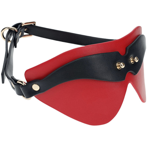 Ouch! Milan Collection Blindfold Black/Red Eyemask Restraint Kits & Sets
