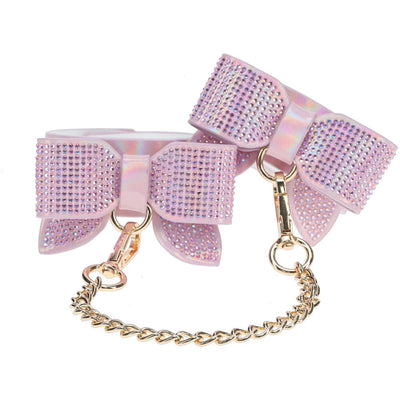 Ouch! Paris Collection Leg Cuffs Pink Restraints Restraint Kits & Sets