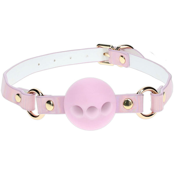 Ouch! Paris Collection Silicone Ball Gag Pink Breatheable Mouth Restraint Restraint Kits & Sets
